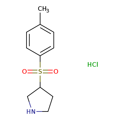 3-[(4-methylbenzene)sulfonyl]pyrrolidine, HCl