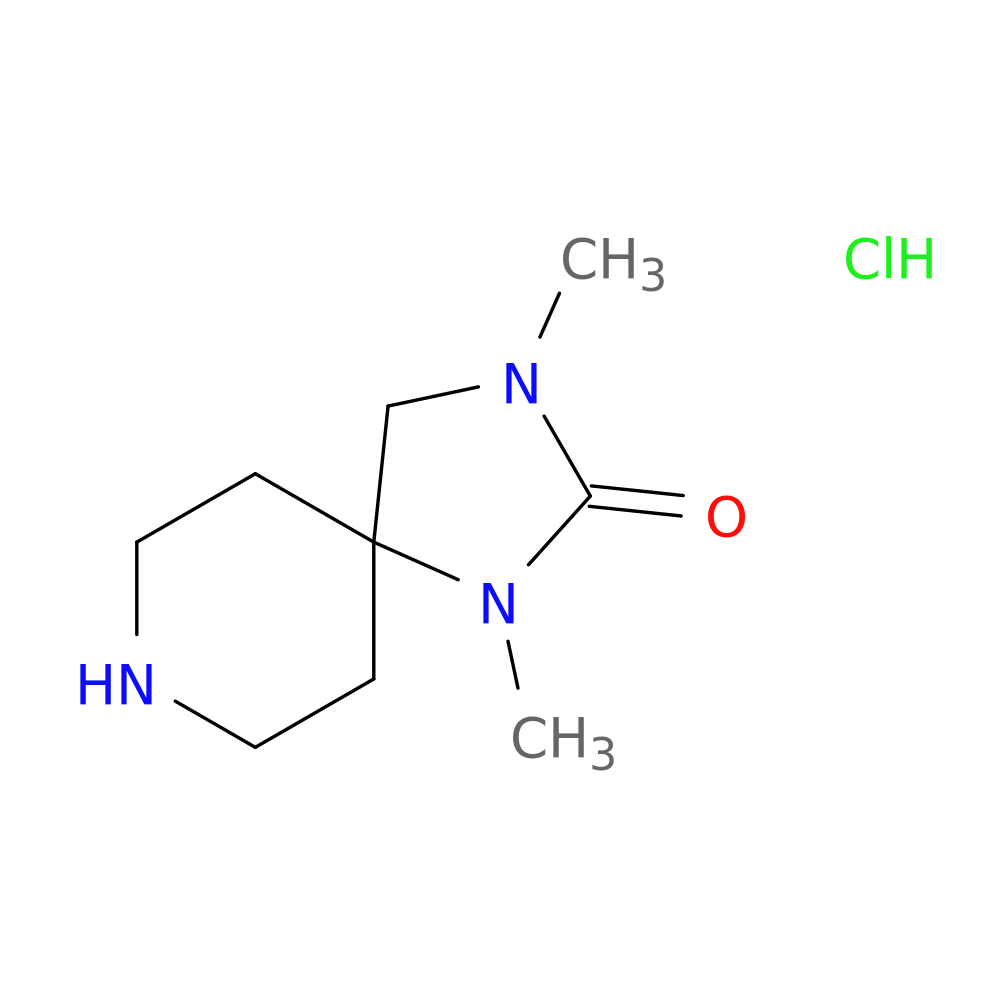 1,3-dimethyl-1,3,8-triazaspiro[4.5]decan-2-one hydrochloride