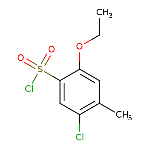 5-Chloro-2-ethoxy-4-methylbenzene-1-sulfonyl chloride