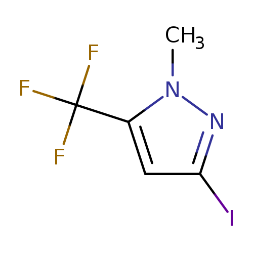 3-iodo-1-methyl-5-(trifluoromethyl)-1H-pyrazole