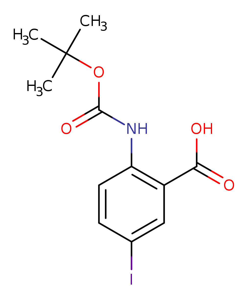 2-((Tert-butoxycarbonyl)amino)-5-iodobenzoic acid