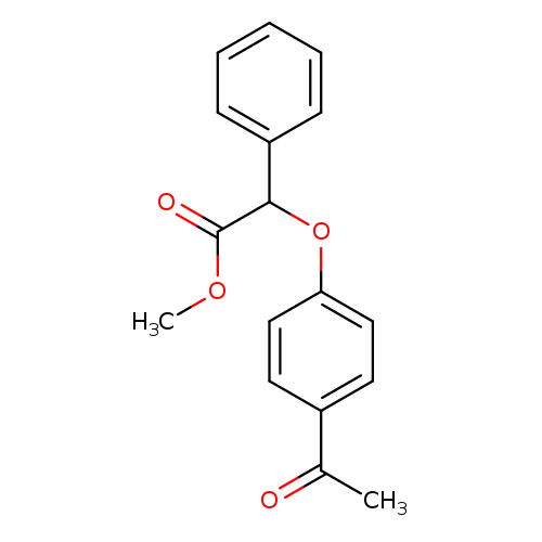 Methyl 2-(4-acetylphenoxy)-2-phenylacetate
