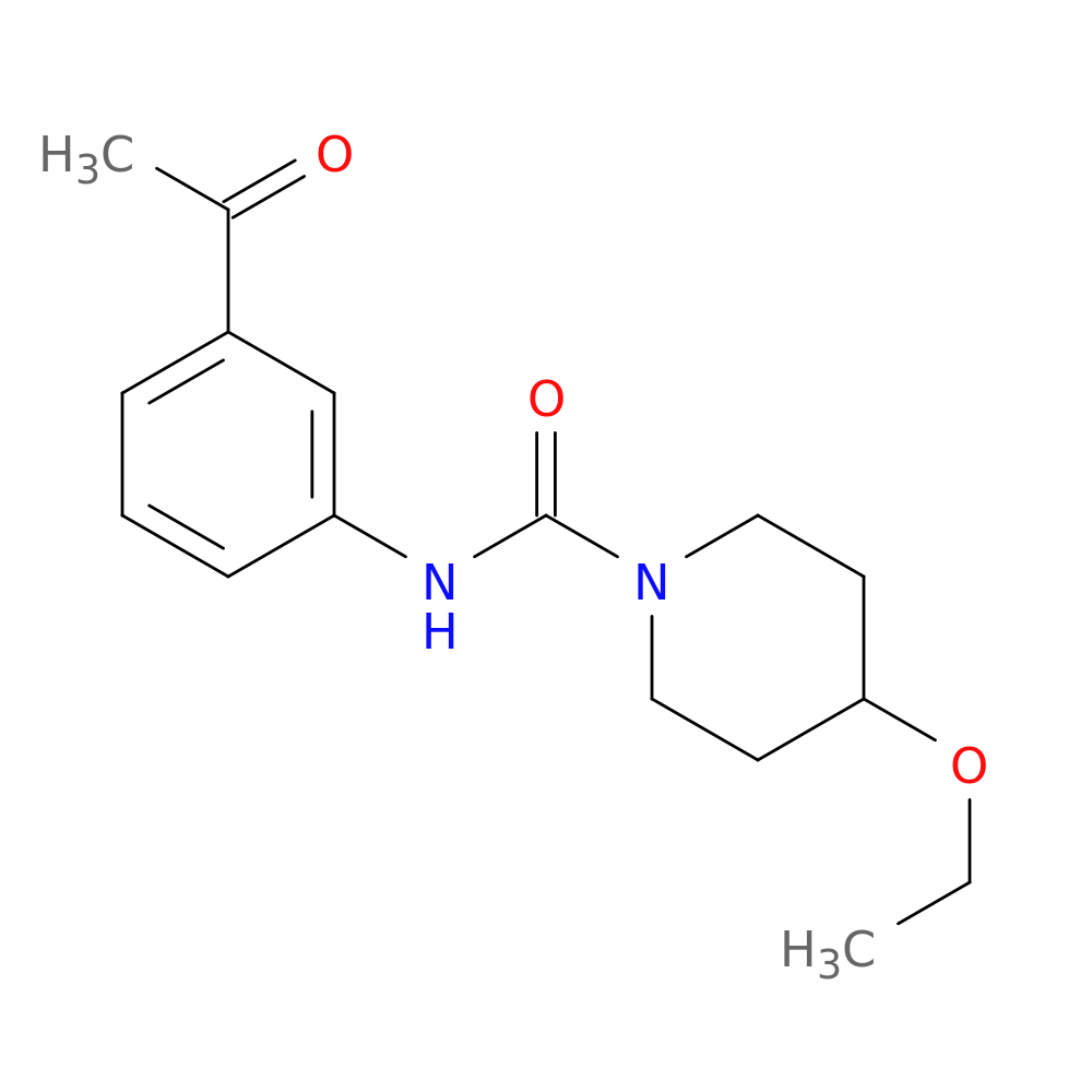 N-(3-acetylphenyl)-4-ethoxypiperidine-1-carboxamide