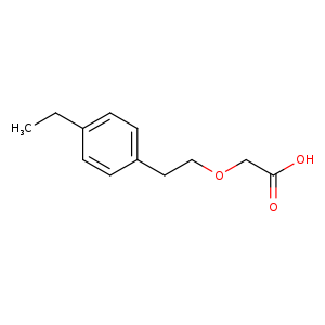 2-[2-(4-ethylphenyl)ethoxy]acetic acid