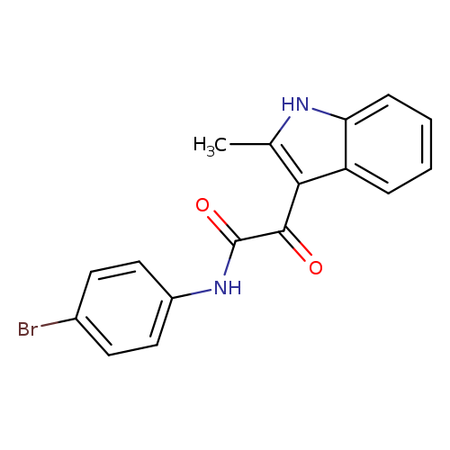 N-(4-bromophenyl)-2-(2-methyl-1H-indol-3-yl)-2-oxoacetamide
