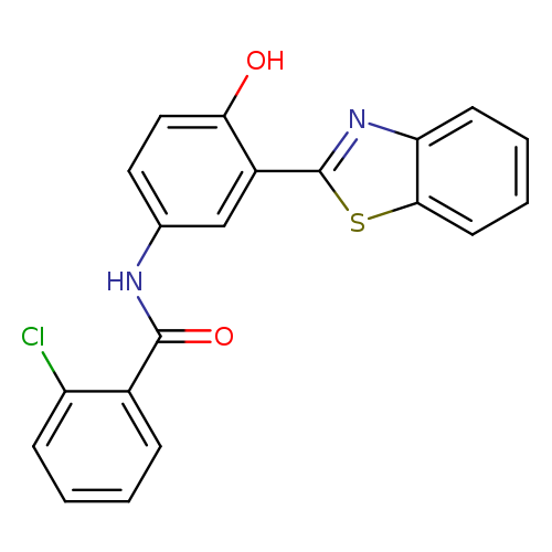 N-[3-(1,3-benzothiazol-2-yl)-4-hydroxyphenyl]-2-chlorobenzamide