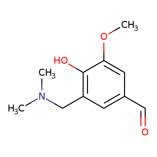 3-[(Dimethylamino)methyl]-4-hydroxy-5-methoxybenzenecarbaldehyde