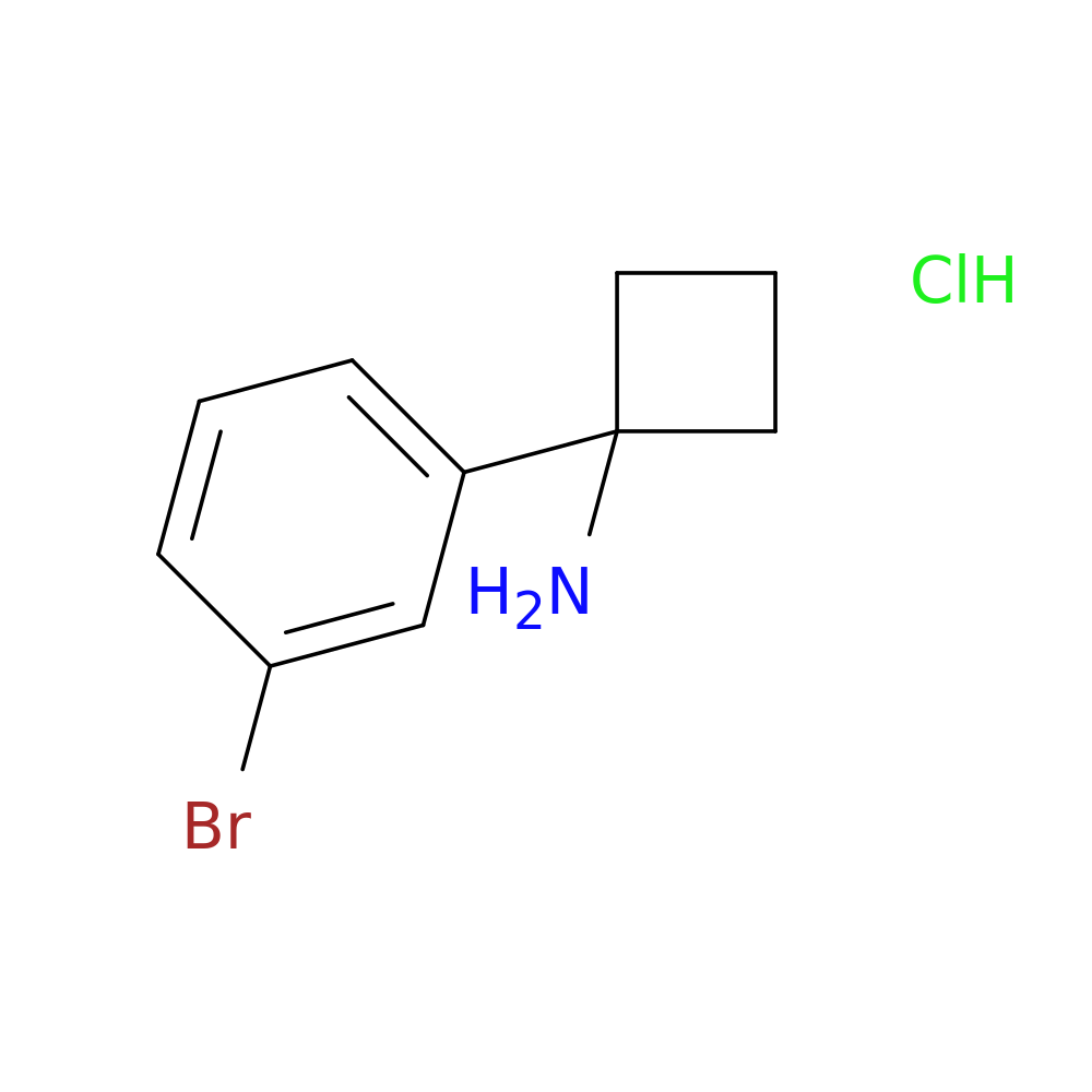 1-(3-Bromophenyl)cyclobutanamine hydrochloride