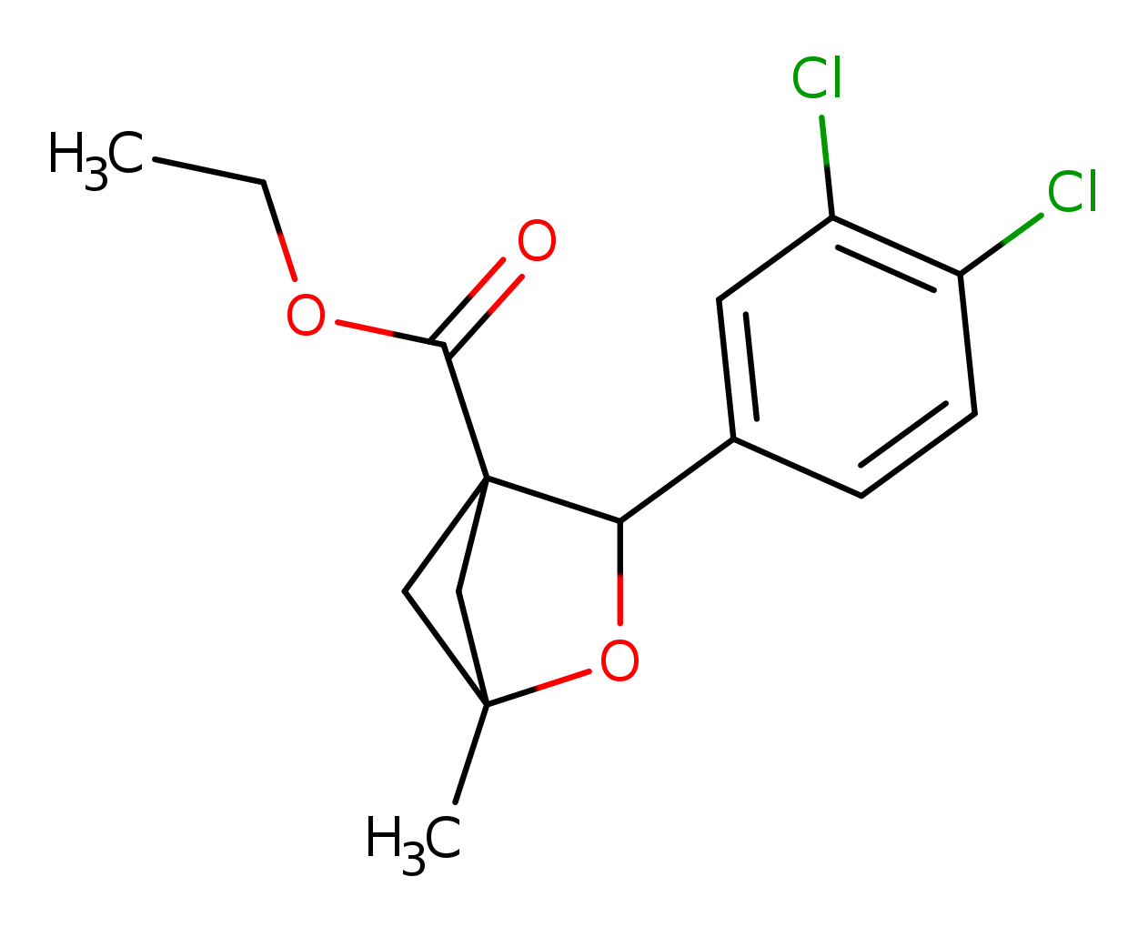 ethyl 3-(3,4-dichlorophenyl)-1-methyl-2-oxabicyclo[2.1.1]hexane-4-carboxylate