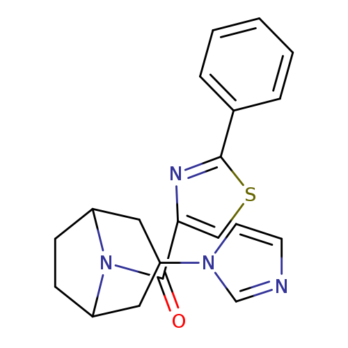 3-(1H-imidazol-1-yl)-8-(2-phenyl-1,3-thiazole-4-carbonyl)-8-azabicyclo[3.2.1]octane