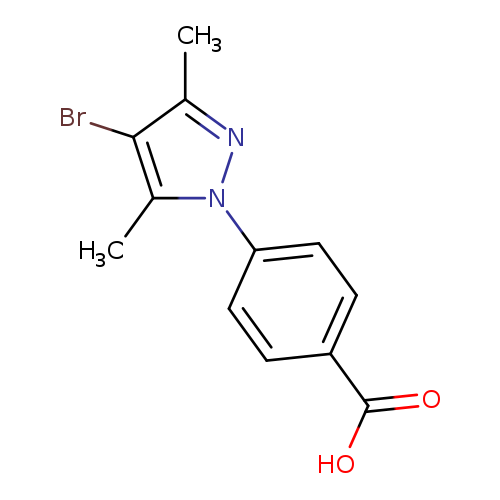 4-(4-Bromo-3,5-dimethyl-1h-pyrazol-1-yl)benzoic acid