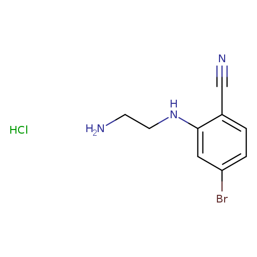 2-[(2-Aminoethyl)amino]-4-bromobenzonitrile hydrochloride