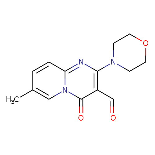 7-methyl-2-(morpholin-4-yl)-4-oxo-4H-pyrido[1,2-a]pyrimidine-3-carbaldehyde
