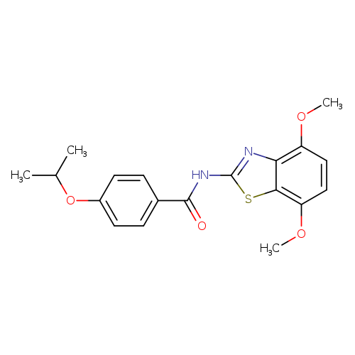 N-(4,7-dimethoxy-1,3-benzothiazol-2-yl)-4-(propan-2-yloxy)benzamide