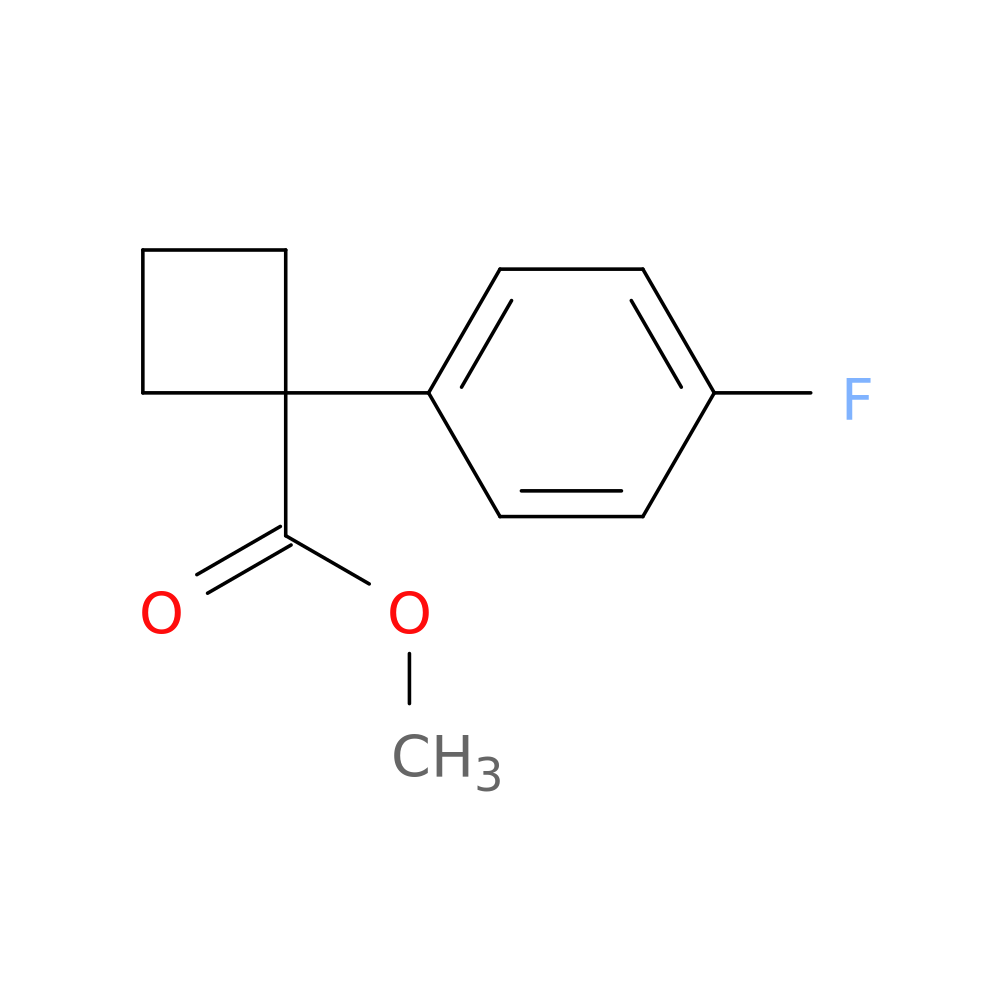 Methyl 1-(4-fluorophenyl)cyclobutane-1-carboxylate