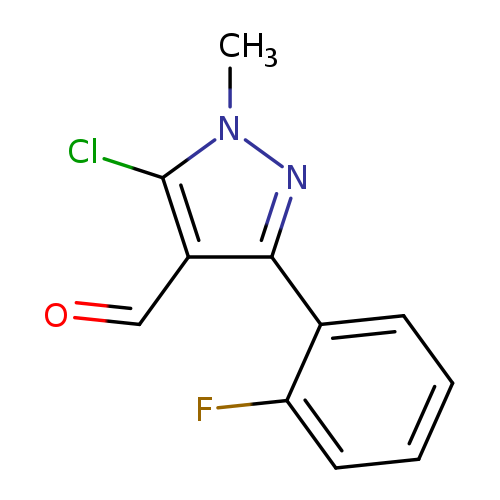 5-CHLORO-3-(2-FLUOROPHENYL)-1-METHYL-1H-PYRAZOLE-4-CARBOXALDEHYDE