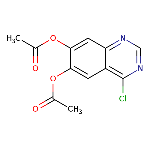 6,7-Diacetoxy-4-chloro-quinazoline