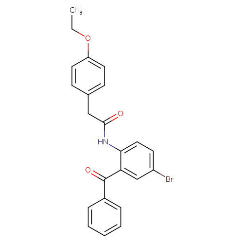 N-(2-benzoyl-4-bromophenyl)-2-(4-ethoxyphenyl)acetamide