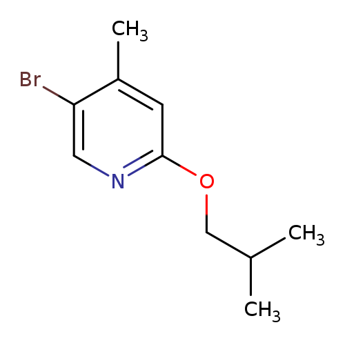 5-Bromo-4-methyl-1-(2-methylpropoxy)pyridine