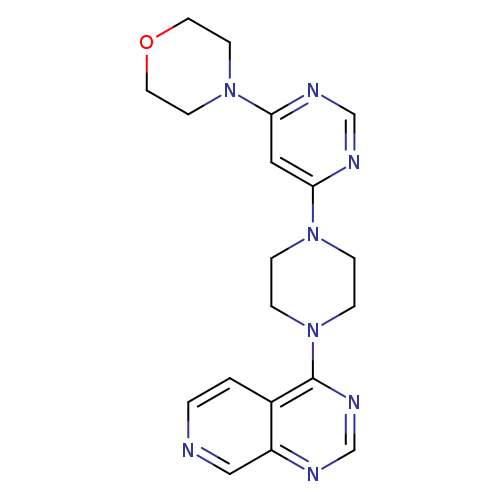 4-[6-(4-{pyrido[3,4-d]pyrimidin-4-yl}piperazin-1-yl)pyrimidin-4-yl]morpholine