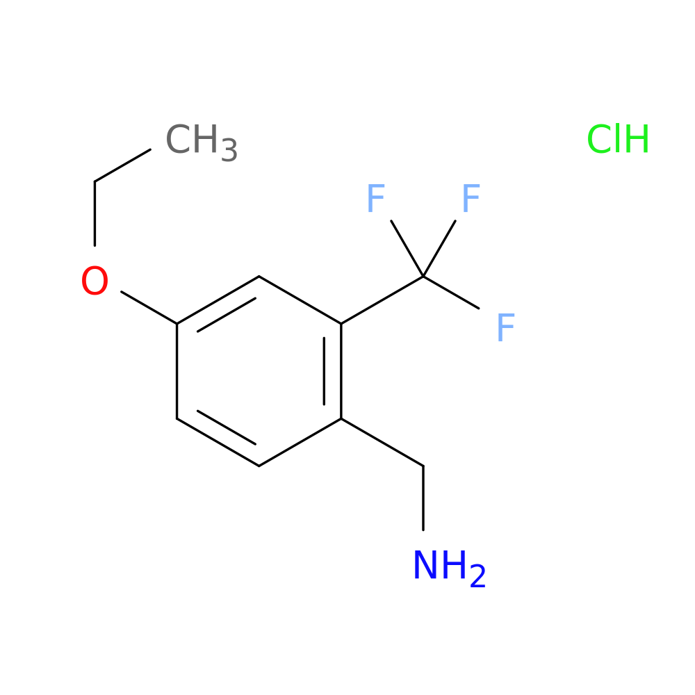 1-[4-ethoxy-2-(trifluoromethyl)phenyl]methanamine hydrochloride