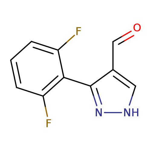 3-(2,6-difluorophenyl)-1H-pyrazole-4-carbaldehyde