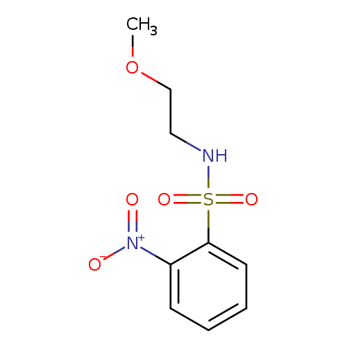 Benzenesulfonamide, N-(2-methoxyethyl)-2-nitro-