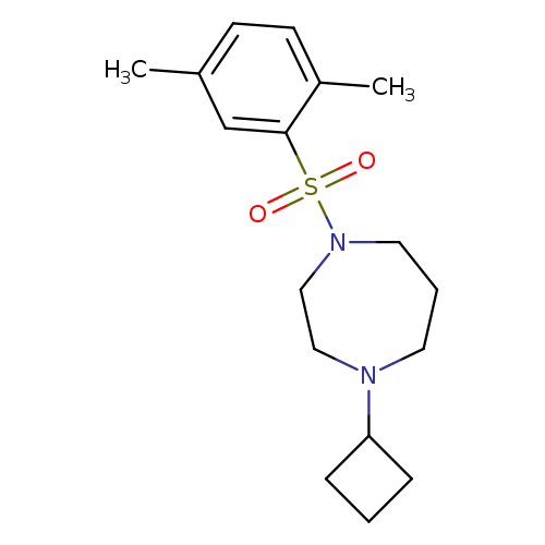 1-cyclobutyl-4-(2,5-dimethylbenzenesulfonyl)-1,4-diazepane