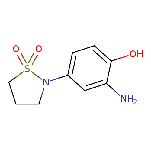 2-(3-amino-4-hydroxyphenyl)-1,2-thiazolidine-1,1-dione