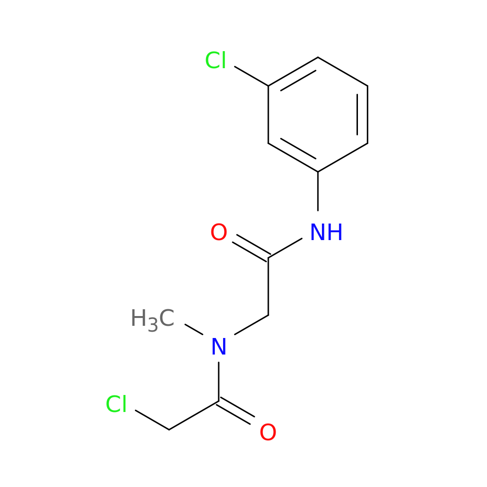 2-chloro-N-{[(3-chlorophenyl)carbamoyl]methyl}-N-methylacetamide