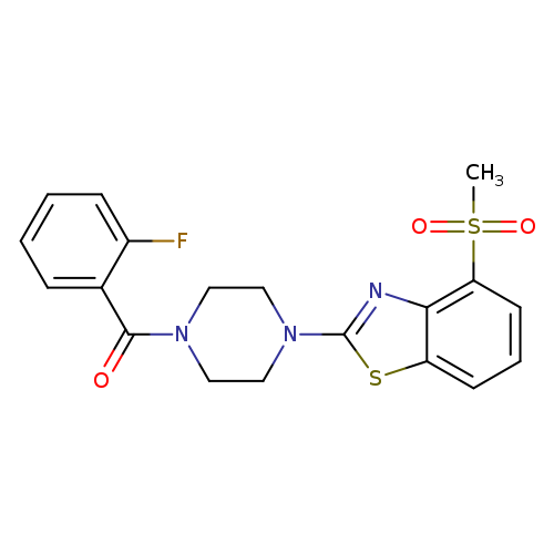 2-[4-(2-fluorobenzoyl)piperazin-1-yl]-4-methanesulfonyl-1,3-benzothiazole