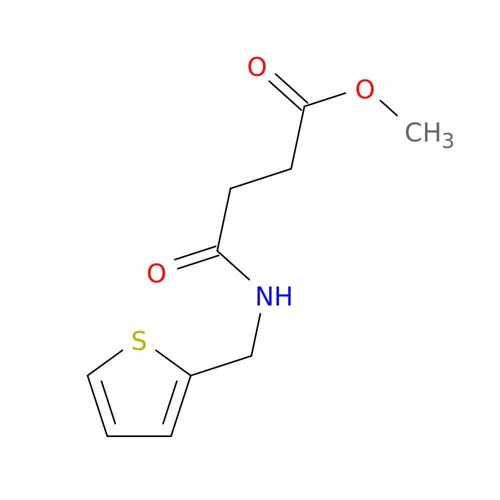Methyl 4-oxo-4-((thiophen-2-ylmethyl)amino)butanoate