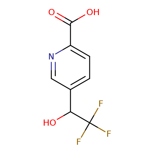 5-(2,2,2-trifluoro-1-hydroxyethyl)pyridine-2-carboxylic acid