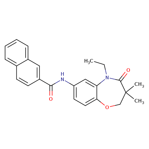 N-(5-ethyl-3,3-dimethyl-4-oxo-2,3,4,5-tetrahydro-1,5-benzoxazepin-7-yl)naphthalene-2-carboxamide