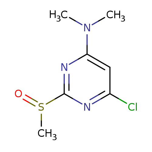 6-chloro-N,N-dimethyl-2-methylsulfinylpyrimidin-4-amine