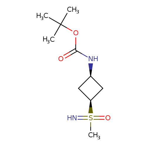 rac-tert-butyl N-[(1s,3s)-3-[imino(methyl)oxo-lambda6-sulfanyl]cyclobutyl]carbamate, cis