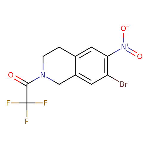1-(7-Bromo-6-nitro-3,4-dihydroisoquinolin-2(1h)-yl)-2,2,2-trifluoroethanone