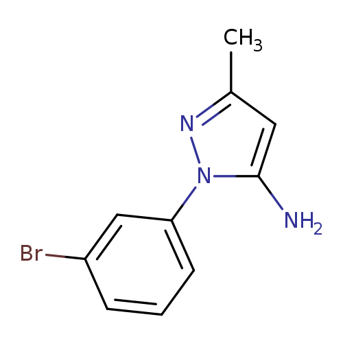 1-(3-Bromophenyl)-3-methyl-1H-pyrazol-5-amine