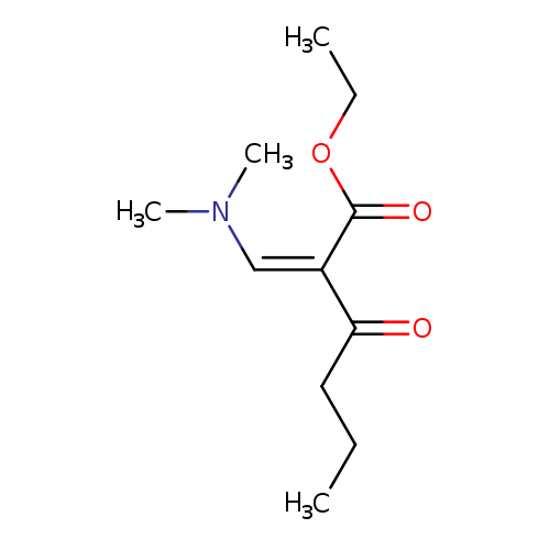 (Z)-Ethyl 2-((dimethylamino)methylene)-3-oxohexanoate
