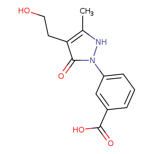 3-[4-(2-hydroxyethyl)-3-methyl-5-oxo-2,5-dihydro-1H-pyrazol-1-yl]benzoic acid