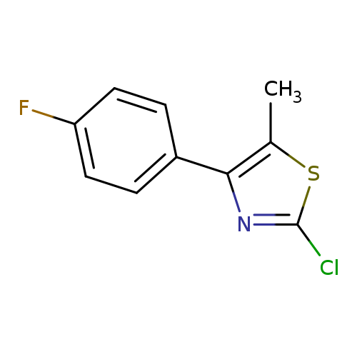2-chloro-4-(4-fluorophenyl)-5-methylthiazole