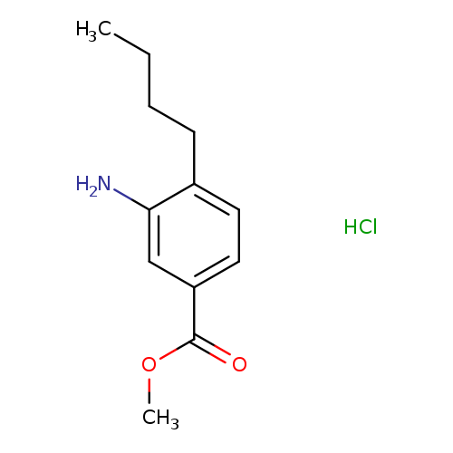 methyl 3-amino-4-butylbenzoate hydrochloride