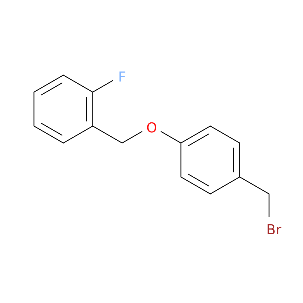 1-{[4-(bromomethyl)phenoxy]methyl}-2-fluorobenzene