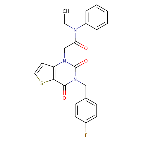 N-ethyl-2-{3-[(4-fluorophenyl)methyl]-2,4-dioxo-1H,2H,3H,4H-thieno[3,2-d]pyrimidin-1-yl}-N-phenylacetamide