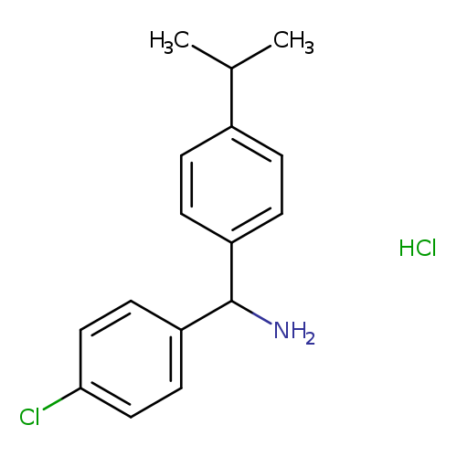 (4-chlorophenyl)[4-(propan-2-yl)phenyl]methanaminehydrochloride