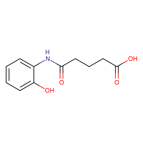 5-[(2-Hydroxyphenyl)amino]-5-oxopentanoic acid