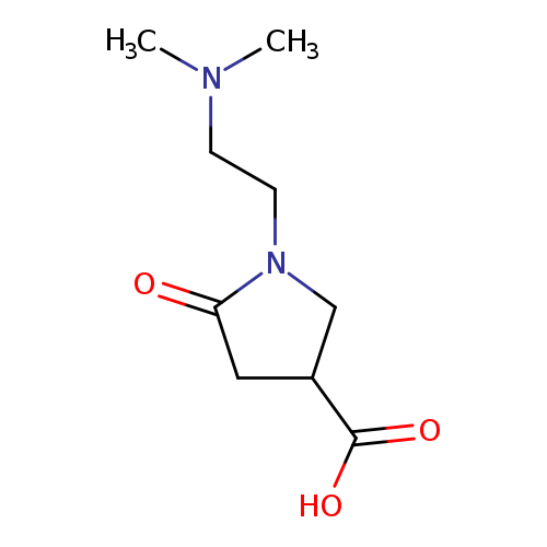 1-[2-(Dimethylamino)ethyl]-5-oxopyrrolidine-3-carboxylic acid hydrochloride