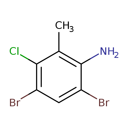 Benzenamine, 4,6-dibromo-3-chloro-2-methyl-