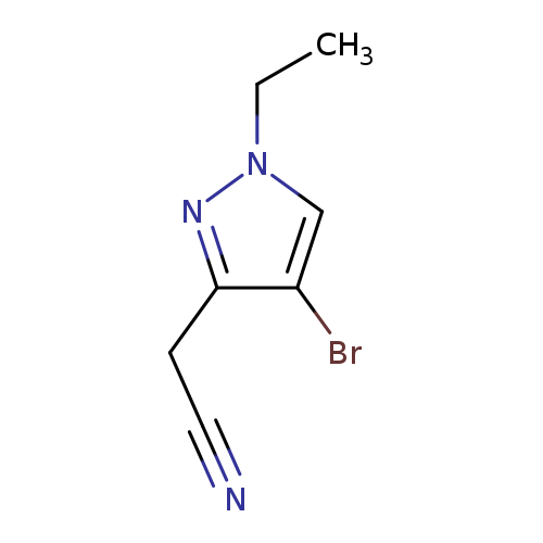 2-(4-Bromo-1-ethyl-1H-pyrazol-3-yl)acetonitrile