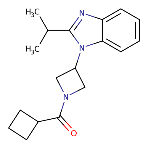 1-(1-cyclobutanecarbonylazetidin-3-yl)-2-(propan-2-yl)-1H-1,3-benzodiazole
